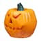 9.75" Orange Animated Double-Sided Pumpkin Halloween Décor